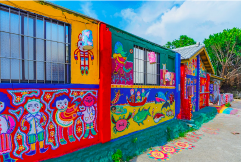 Grandpa Saves His Village By Colourfully Painting The Buildings 1