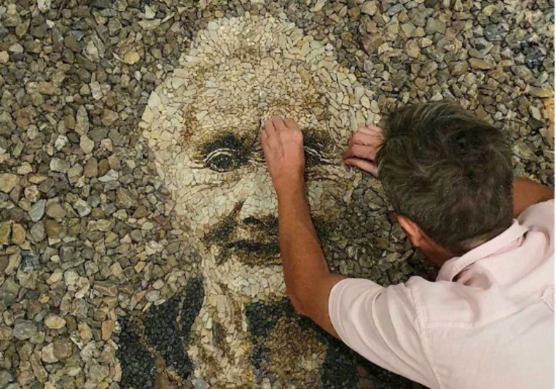 Artist Creates Incredible Artwork Made Out Of Pebbles All 1