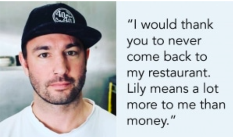 Chef Takes Remarkable Steps In Dealing With a Very Rude Customer 1