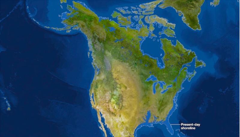 What The Earth Would Look Like If All The Ice Was Melted 1