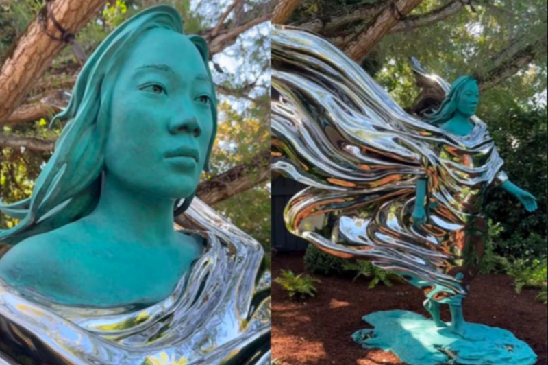 Mark Zuckerberg Commissions Famous Artist To Install Sculpture Of His Wife 1