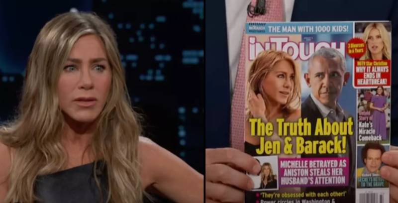 Jennifer Aniston Addresses Rumour Of Affair With Obama Head On 1