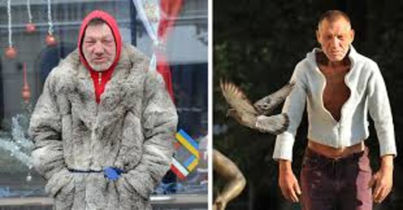 Homeless Ukrainian Man Becomes Unexpected Style Icon 1