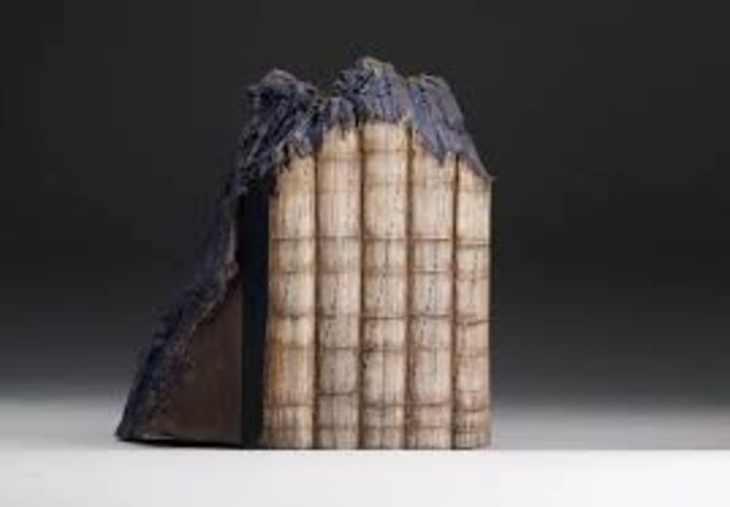 Artist Upcycles Discarded Books By Creating Incredible Mini Mountain Sculptures 1