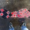 Street Artist Puts Creativity To Work As He Transforms Cracks in Pavement Into Gorgeous Mosaics