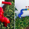 Street Artist Makes Boring Landscapes Come To Life As He Transforms Them Into Playful Characters