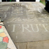 Woman Transforms Driveway Into Stunning Art With Only a Power Washer