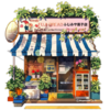 Artist Illustrates Japanese Storefronts With Whimsical Cozy Decorations