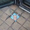 Michigan Artist Turns Sidewalk Defects Into Adorable Chalk Art Characters