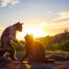 Photographer Takes Perfectly-Timed Photos Showing Ordinary Cats Turning Into Ninja Cats