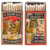 Couple Creates Funny Little Matchboxes Featuring Illustrations Of Drunk Cats In Bars