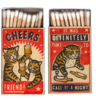 Couple Creates Funny Little Matchboxes Featuring Illustrations Of Drunk Cats In Bars