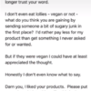 Business Woman Breaks Down In Tears After Rude Email From Vegan 'Karen'