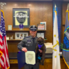 Sleepy Police Puppy Takes Nap Through Entire Swearing-In Ceremony