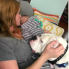 Little Boy Sneaks Out Of Bed To Snuggle Up With His Best Dog