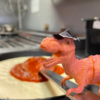 Dominos Staff Appoints Dinosaur Toy Employee For a Night