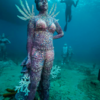 Carnival Inspired Sculptures Sets Magnificent Scene Underwater