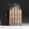 Artist Upcycles Discarded Books By Creating Incredible Mini Mountain Sculptures